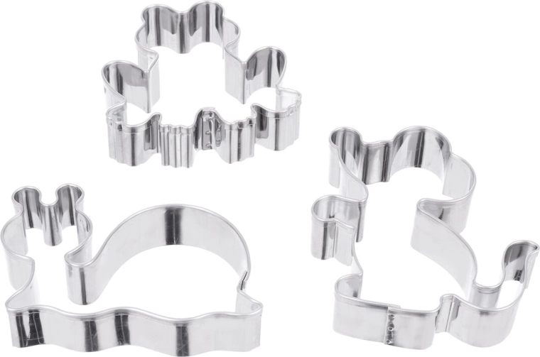 3 animal shapes in one set