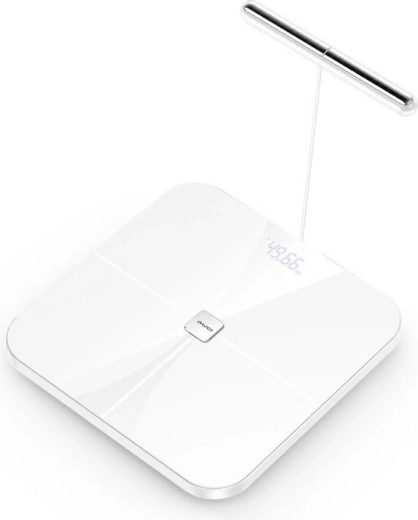 AWEI SS1 интелигентна лична везна с Bluetooth 5.0 и анализ на тялото, бяла