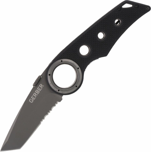 Gerber Remix Tactical сгъваем джобен нож 7,7 см, черен, G10, клипс