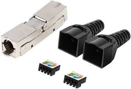 Lanberg безинструментална мрежова муфа RJ45 кат.6 FTP