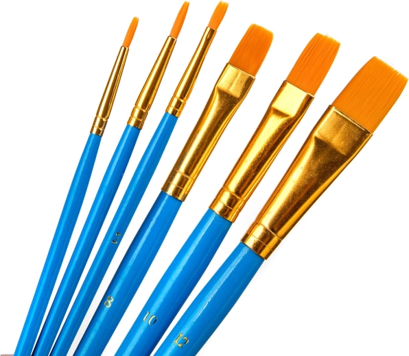 Nylon bristles for multiple types of paint
