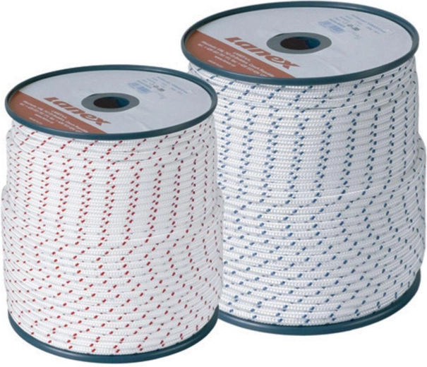 Polyamide starter cord 2 mm, white‑blue, 100 m