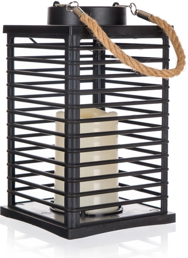 Solar Lantern Stripes 24 cm