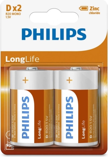 Philips Battery R20 1.5V