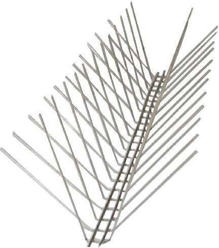Stainless steel pigeon spikes 50 × 10 cm, 40 spikes