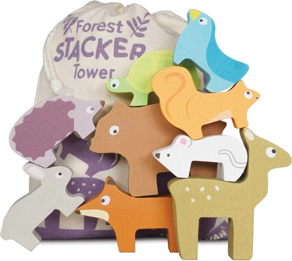 Le Toy Van wooden forest animals – stacking game