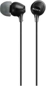 Слушалки за уши с микрофон SONY MDR-EX15AP черни