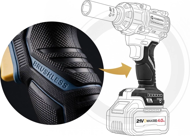 Brushless motor for higher efficiency
