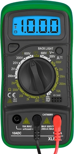 Clear backlit LCD display