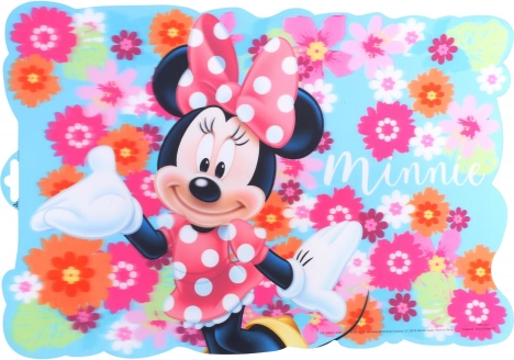 Plastic Shaped Placemat 43x28cm MINNIE BLOOM