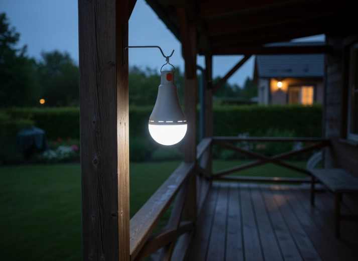Powerful 12 W light for clear visibility