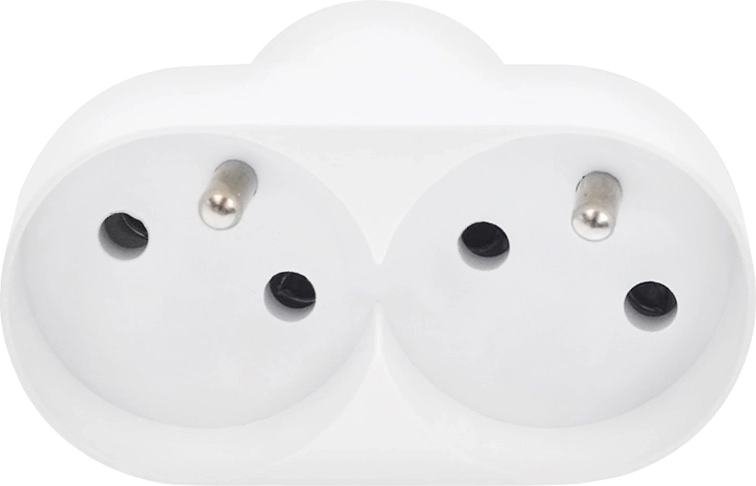 Solight double socket adapter