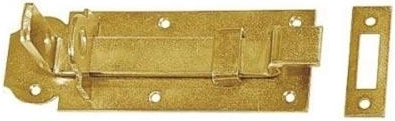 Заключваща резе тип Z 120 × 45 × 5 mm, галванично жълто цинково покритие