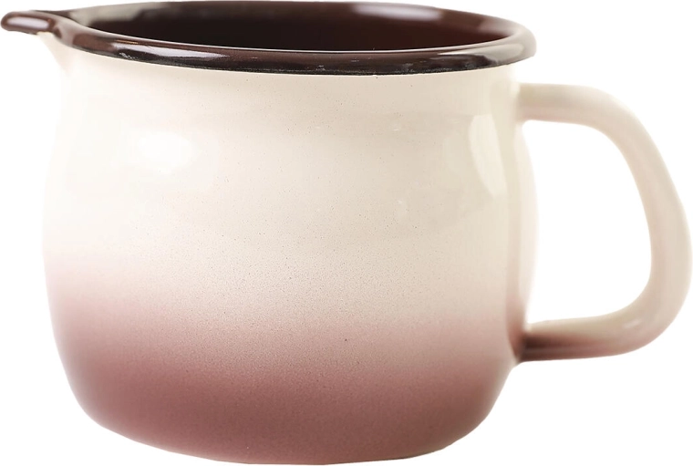 Емайлирана каничка с чучур 0,8 л Capuccino, диаметър 10 см
