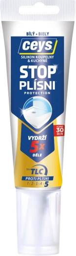 CEYS Mold-Resistant Silicone Sealant 125 ml White