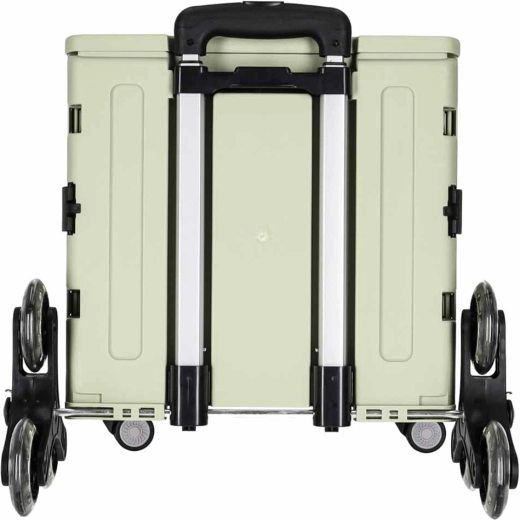 Easy on stairs thanks to the tri-wheel system