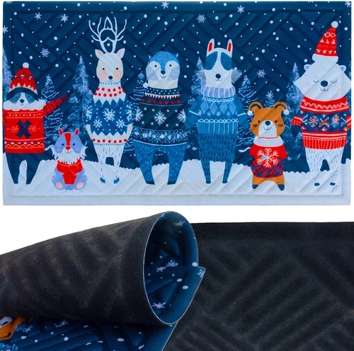 Christmas Entrance Doormat Ruhhy 75 × 45 cm