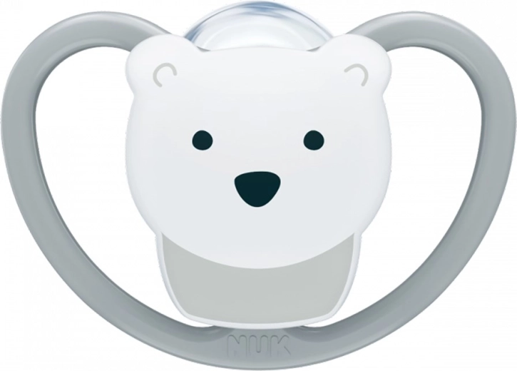 Силиконова залъгалка NUK Perfect Match Air Polar Bear 18+ месеца