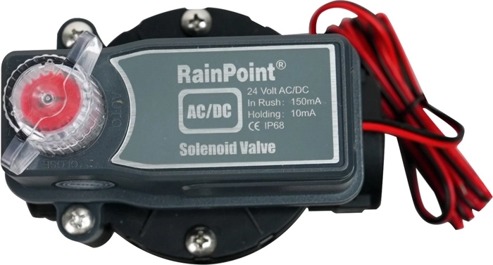 Electronic irrigation valve 1" RAINPOINT 24 V AC/DC, IP68