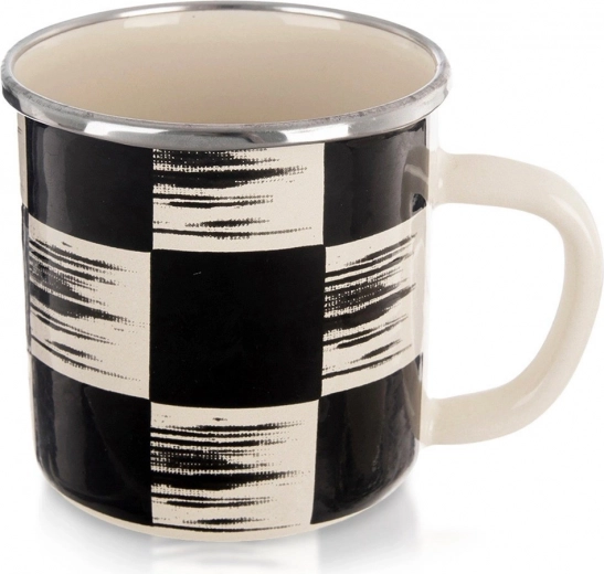 Enamel Mug Chessboard 400 ml