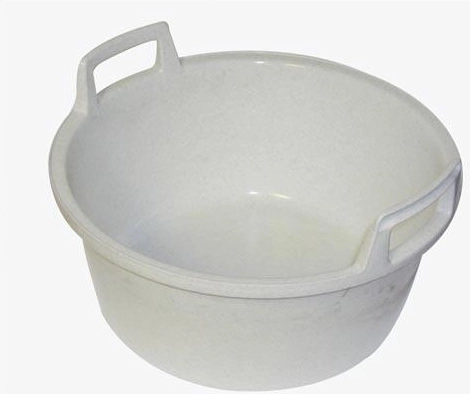 Plastic basin 43 cm with handles, granite