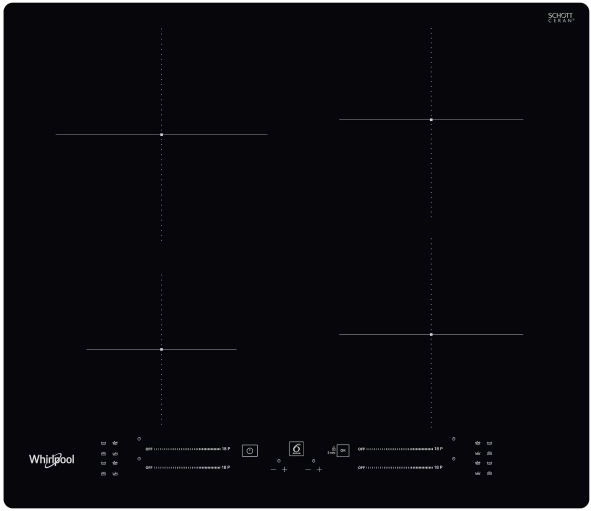 Induction Cooktop Glass-Ceramic Whirlpool