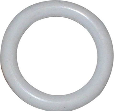 Plastic curtain rod ring, white, pack of 10 pcs