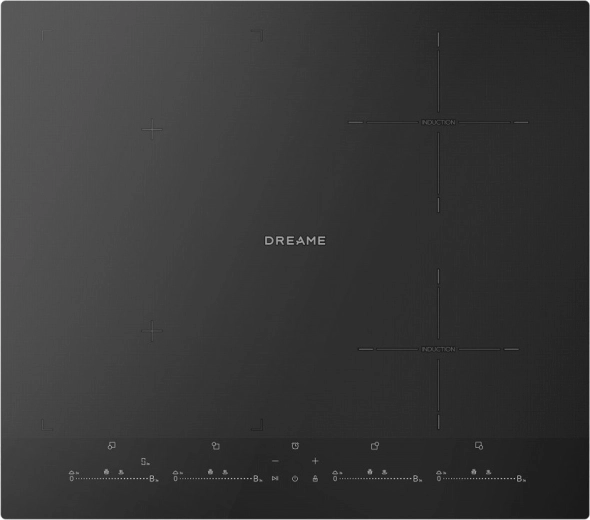Индукционен плот Dreame EZ60 Pro 60 cm със свързана зона