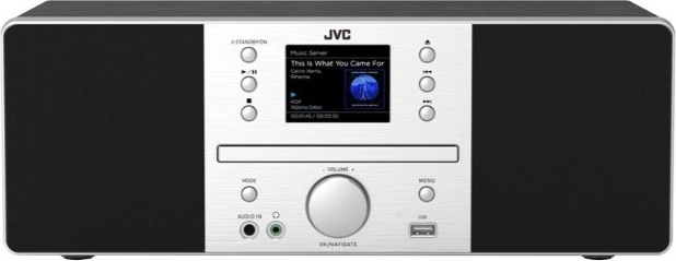 JVC compact all-in-one audio system RD-E874B black