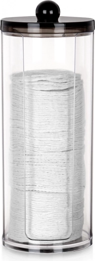 Vilde Clear Acrylic Cotton Pad Dispenser with Lid