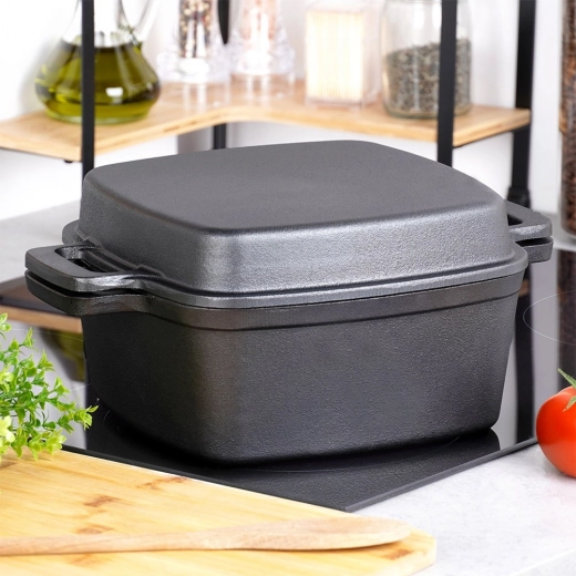 Многостранна употреба на котлон, във фурна и на грил