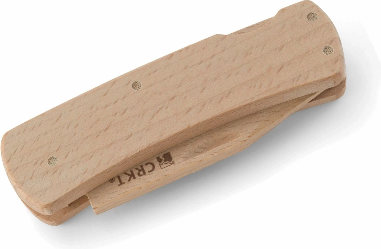 Comfortable natural-wood grip