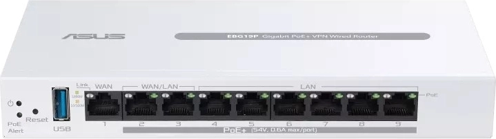 Asus ExpertWiFi EBG19P – 9‑port VPN router with PoE+