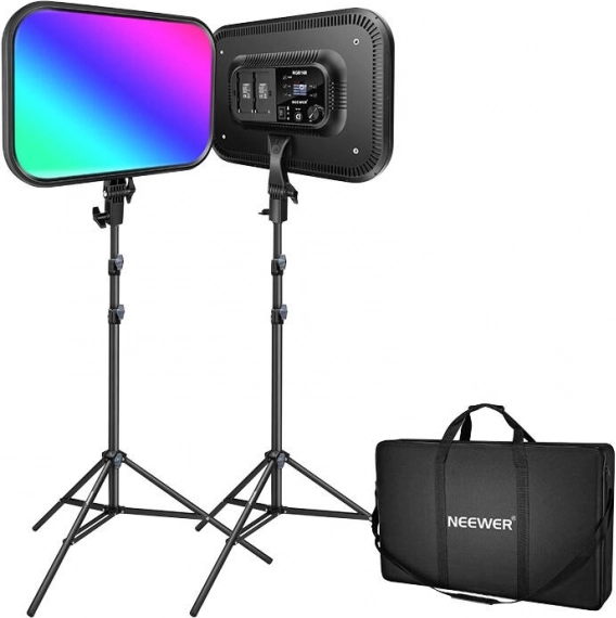 NEEWER RGB168 LED Panel Set 60 W, 2500–8500 K (2 pieces)