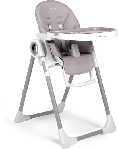 High chair with tray NUKIDO Belo heather