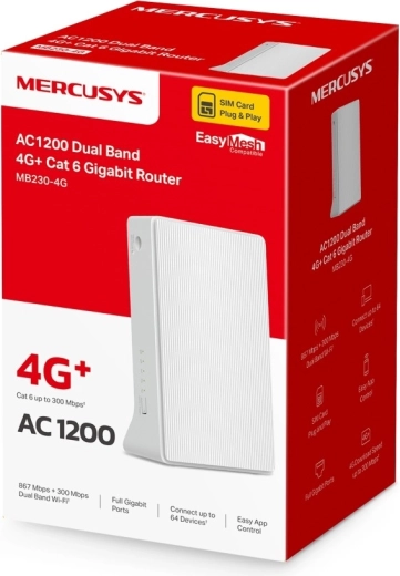 4G+ LTE Cat 6 speeds up to 300 Mb/s
