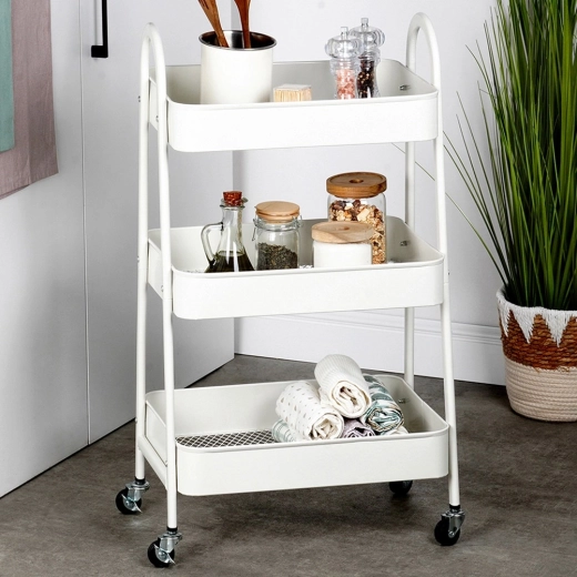 Sturdy metal frame with high sides