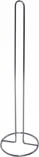 Chrome-plated metal toilet paper holder 55.7 × 16 cm