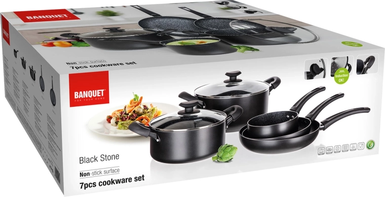 Fully induction-ready base and fast heat distribution