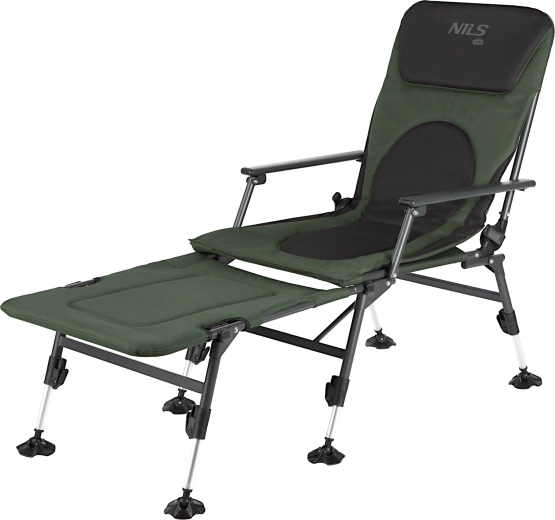 Fishing chair with footrest NILS CAMP NC1802