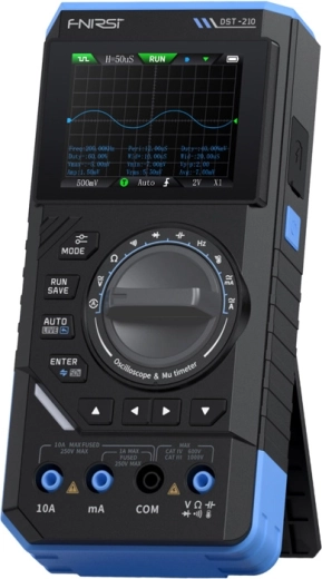 Fnirsi DST-210 ръчен цифров мултиметър 3 в 1 с осцилоскоп и генератор на сигнал