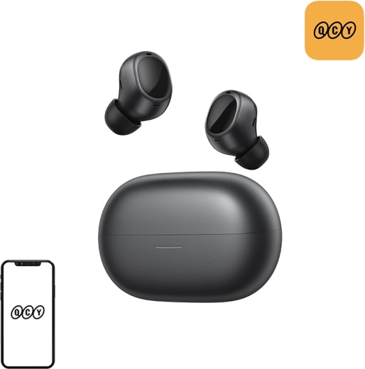 QCY MeloBuds A30 безжични TWS слушалки с ANC (черни)