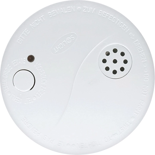 Solight детектор за дим с аларма 85 dB, бял, с 9V батерия – 1 брой