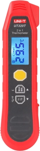 Uni-T UT320T 2-in-1 thermometer (IR + NTC probe)