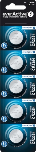 Lithium Button Cell Battery Mini CR2354, 5 pcs