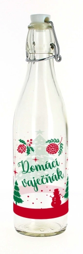 Bottle with swing-top closure 540 ml for homemade eggnog
