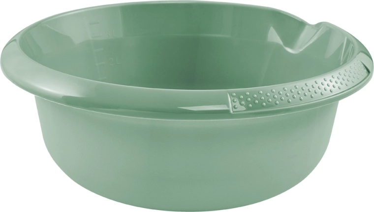 Round bowl with spout 3.5 l – light green