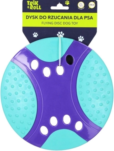 Blue-purple dog flying disc