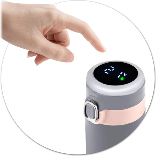 Touch thermometer in the cap