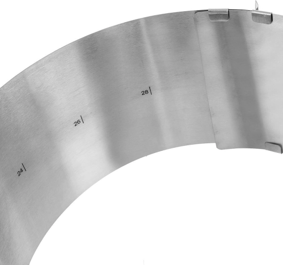 Wide diameter range 16–30 cm